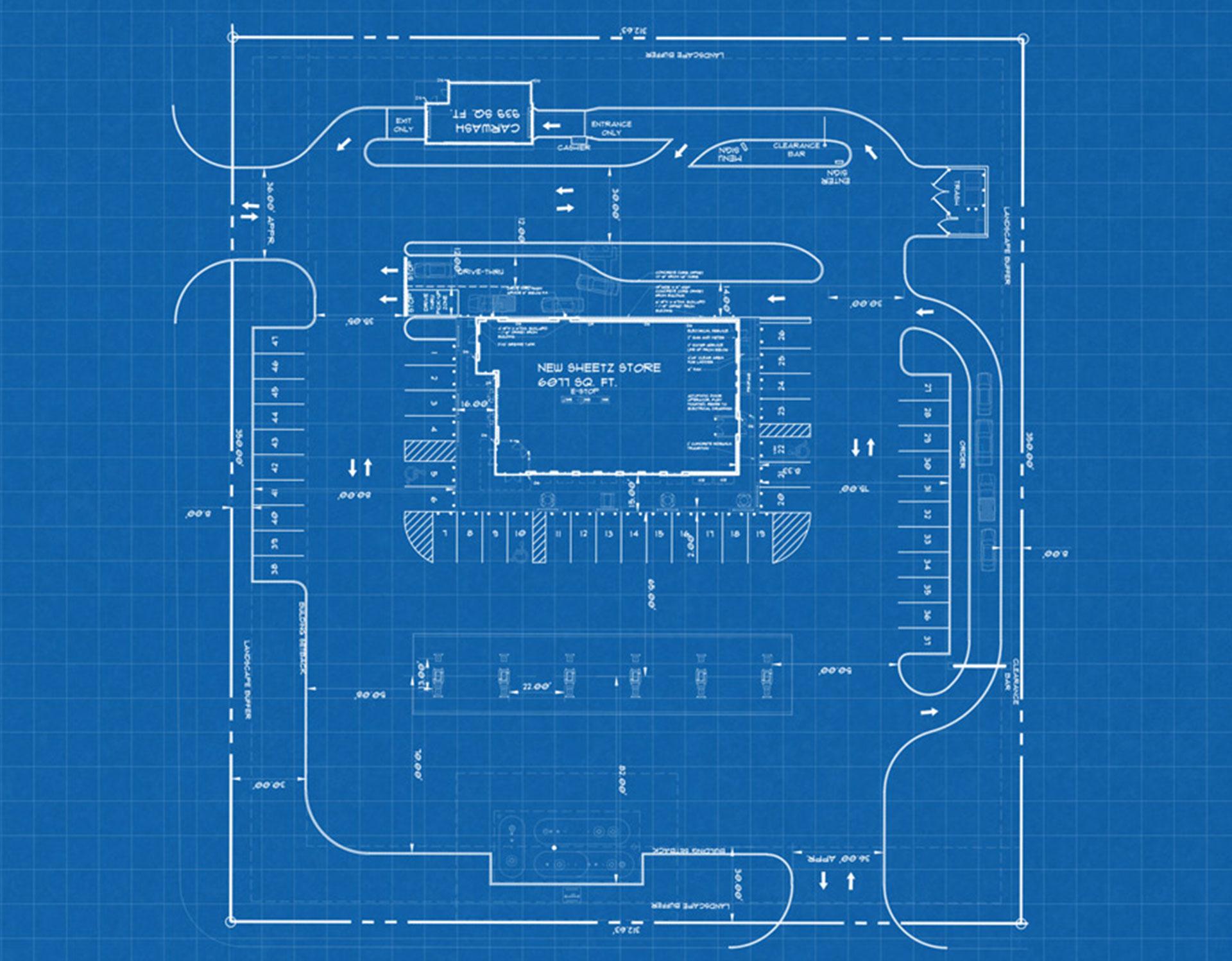 blueprint for a sheetz store