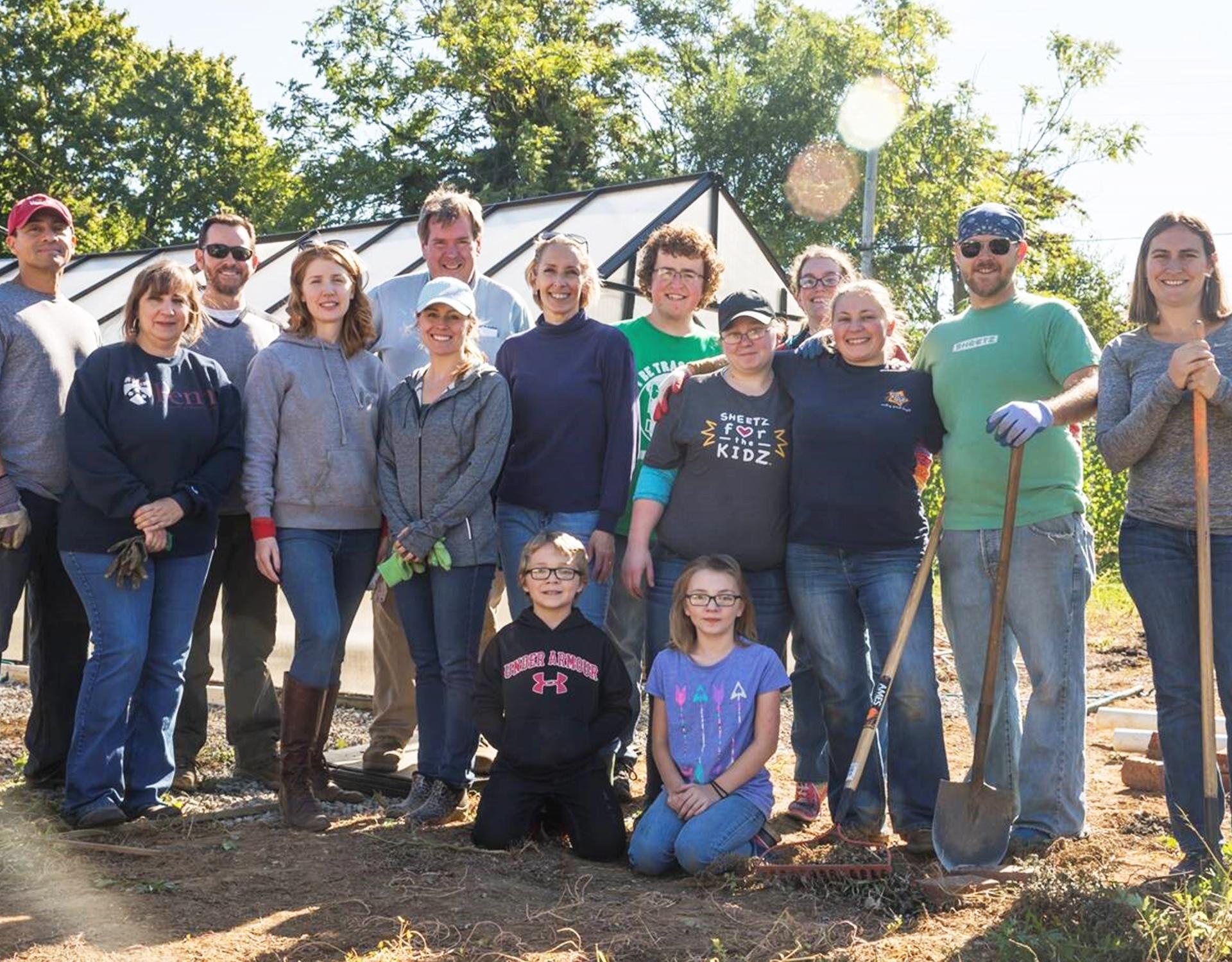 group of people at a groundbreaking event