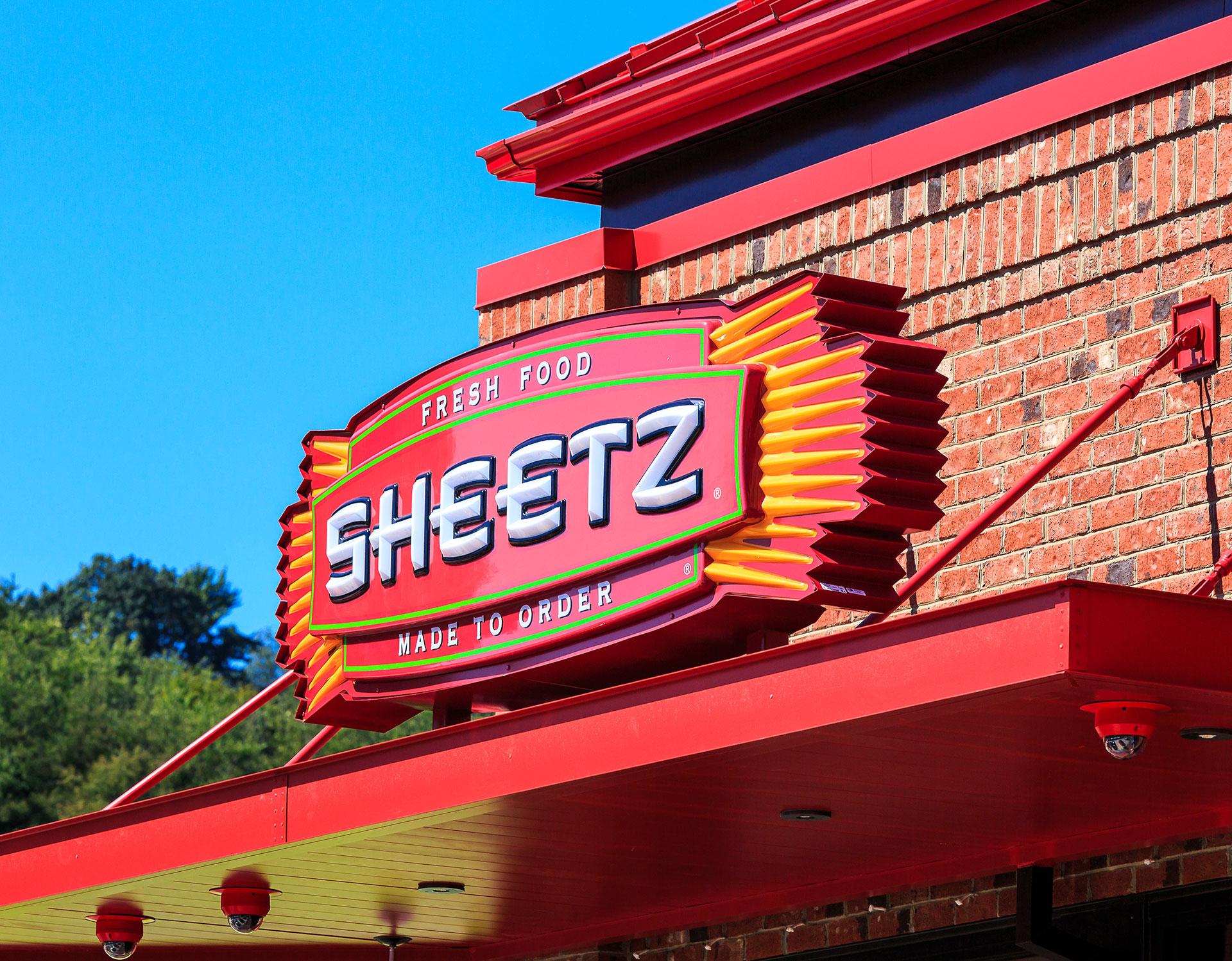 sheetz storefront sign